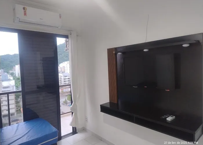 Apto Guaruja Enseada Wi-Fi Piscina 1 Dorm